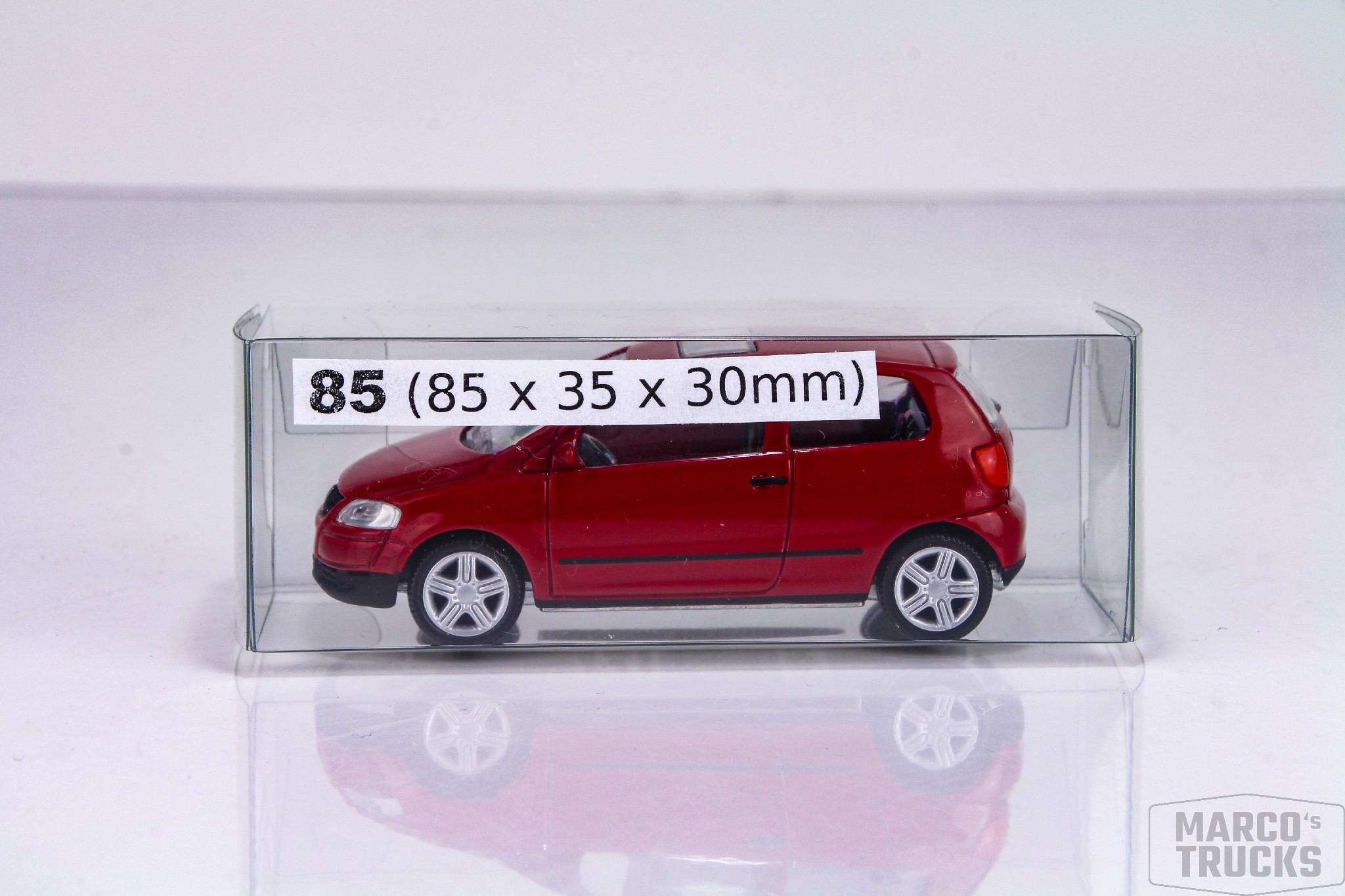 85 x 35 x 35 mm Vers. incl 13896 Faltschachteln für Modellautos 1:64 bis 1:50 